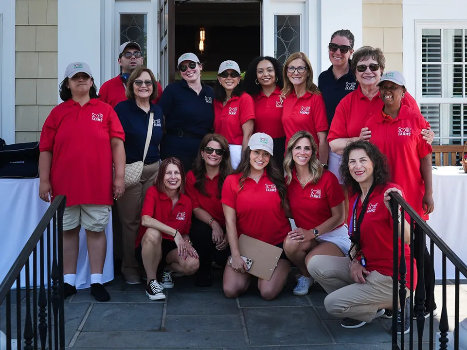 Smile Farms team members, Smile Farmers, and volunteers at the 12th Annual Golf Outing.